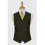 L.A. Smith Suede-Look Waistcoat Green WW1869/4 